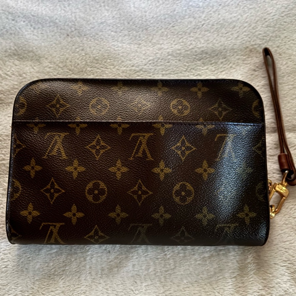 Louis Vuitton Brown Monogram Orsay Clutch